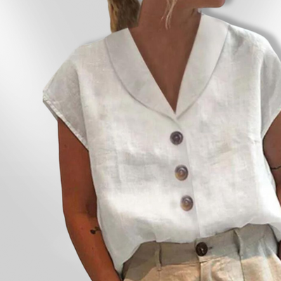 YESHA | Blouse with elegant collar