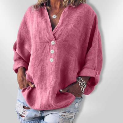MAEVE | Stylish sweater made of cotton and linen