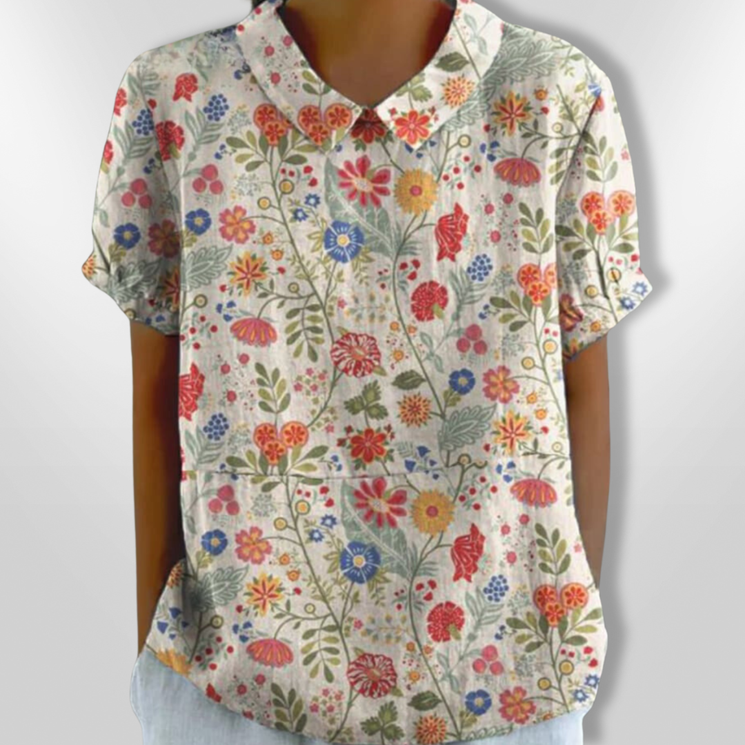 FLORYN | Blouse with floral print