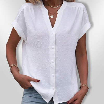 CAMILLE | Classic Button Blouse