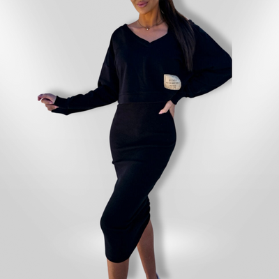 LUCIE | dress and sweatshirt set