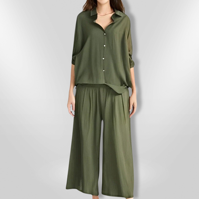 LILY | Two Piece Linen Set