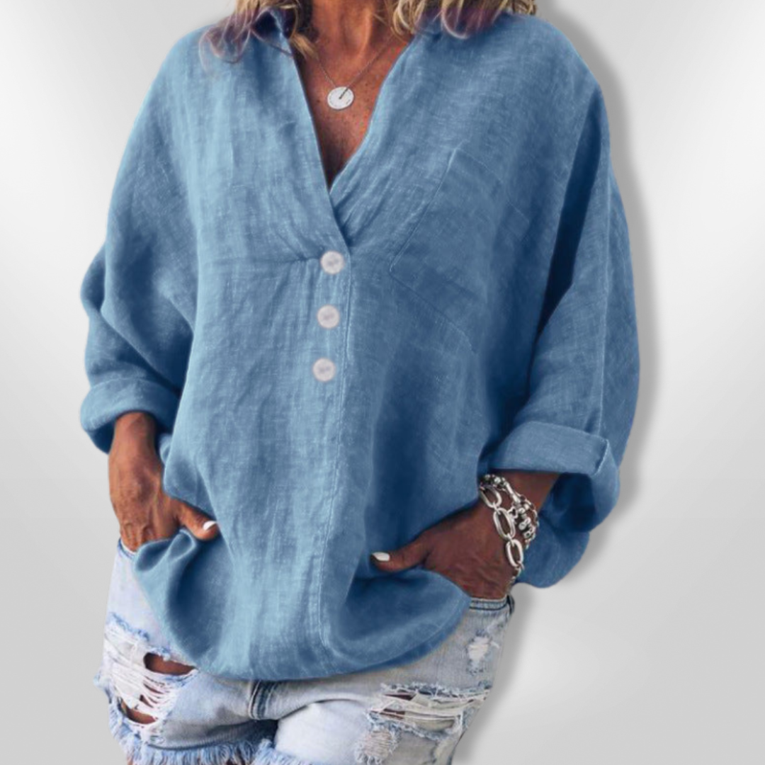 MAEVE | Stylish sweater made of cotton and linen