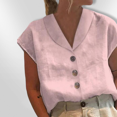 YESHA | Blouse with elegant collar