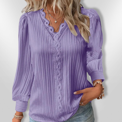 EMMA | Blouse with chiffon details