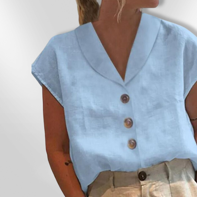 YESHA | Blouse with elegant collar