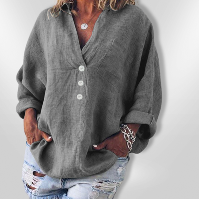 MAEVE | Stylish sweater made of cotton and linen