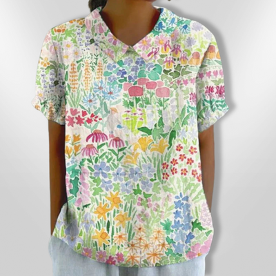 FLORYN | Blouse with floral print