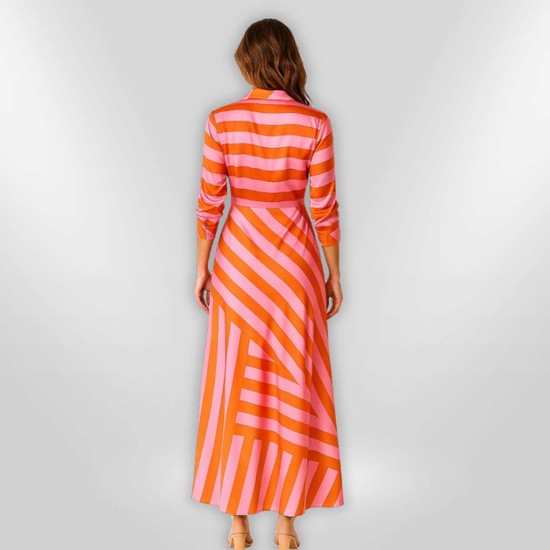 SOLANA | Printed wrap dress