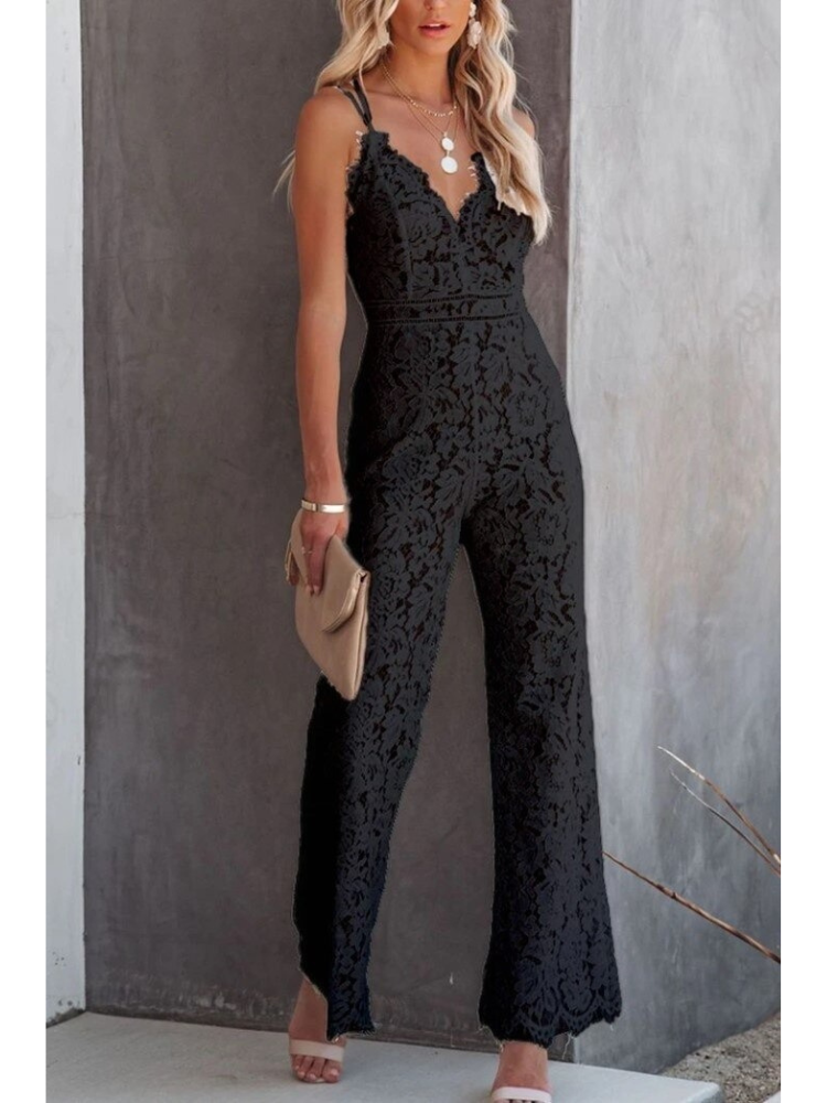 LARA | Elegant V-neck Jumpsuit