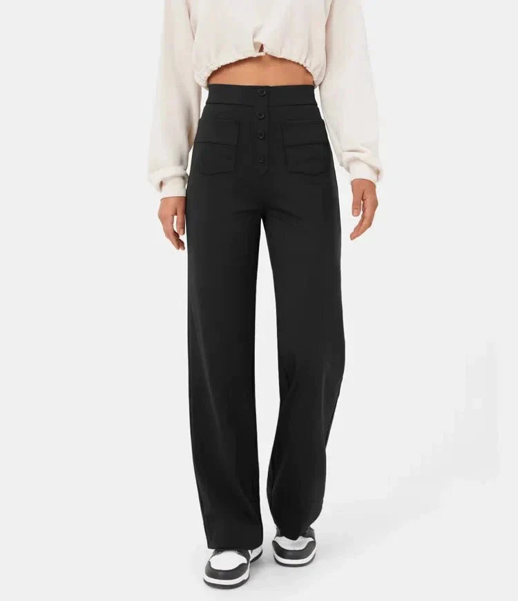 ALINA | Elastic Casual Pants