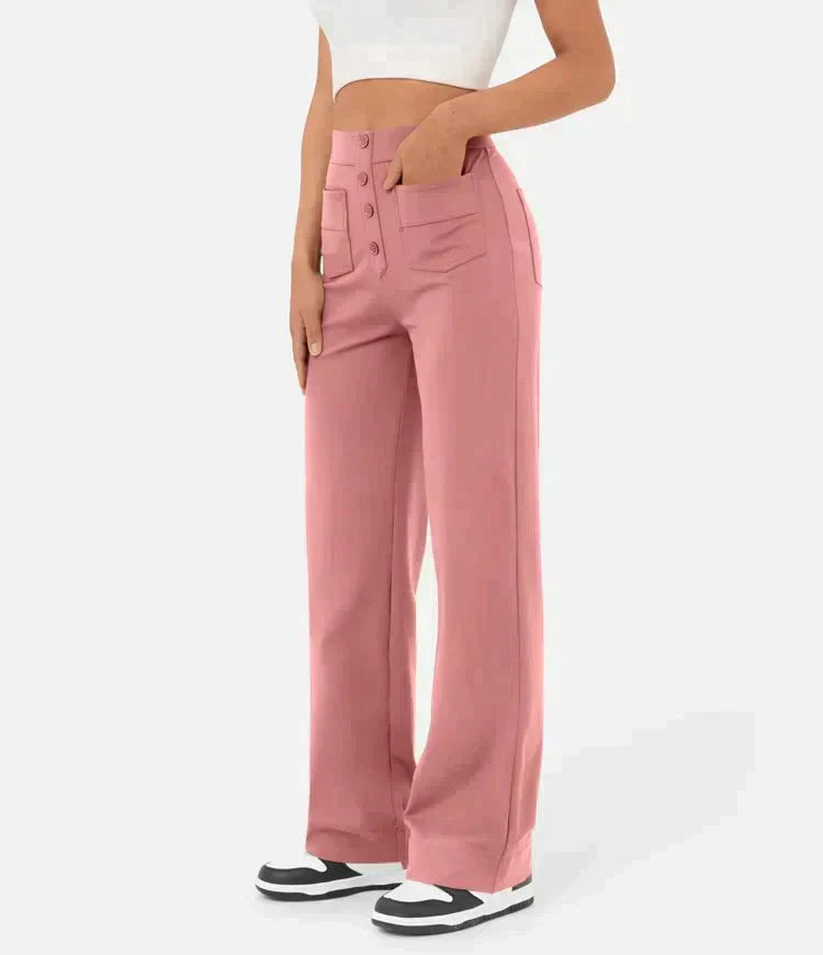 ALINA | Elastic Casual Pants