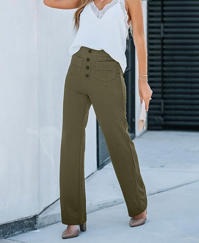 ALINA | Elastic Casual Pants