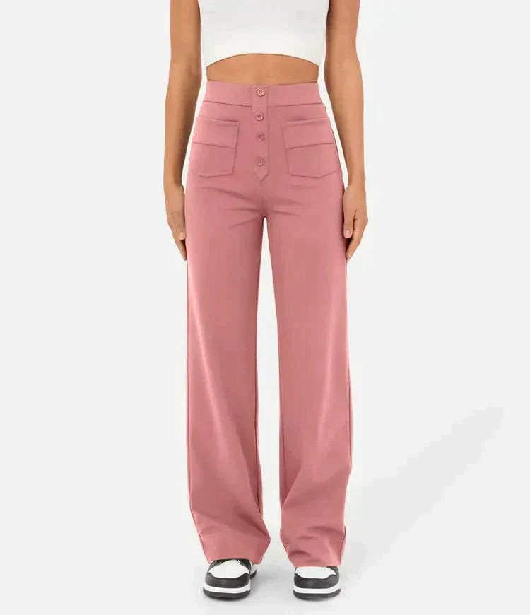 ALINA | Elastic Casual Pants