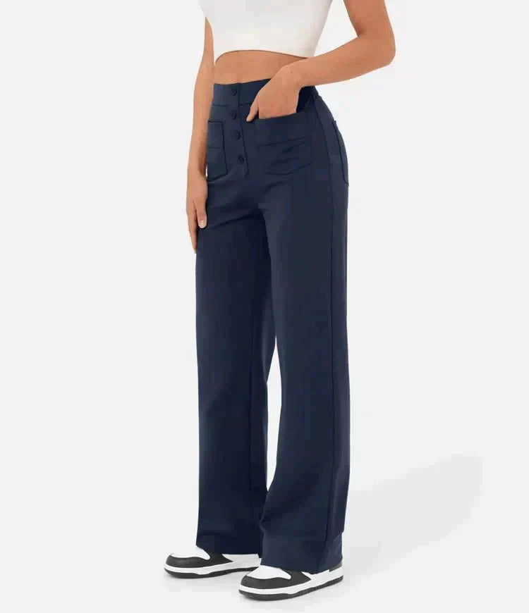 ALINA | Elastic Casual Pants