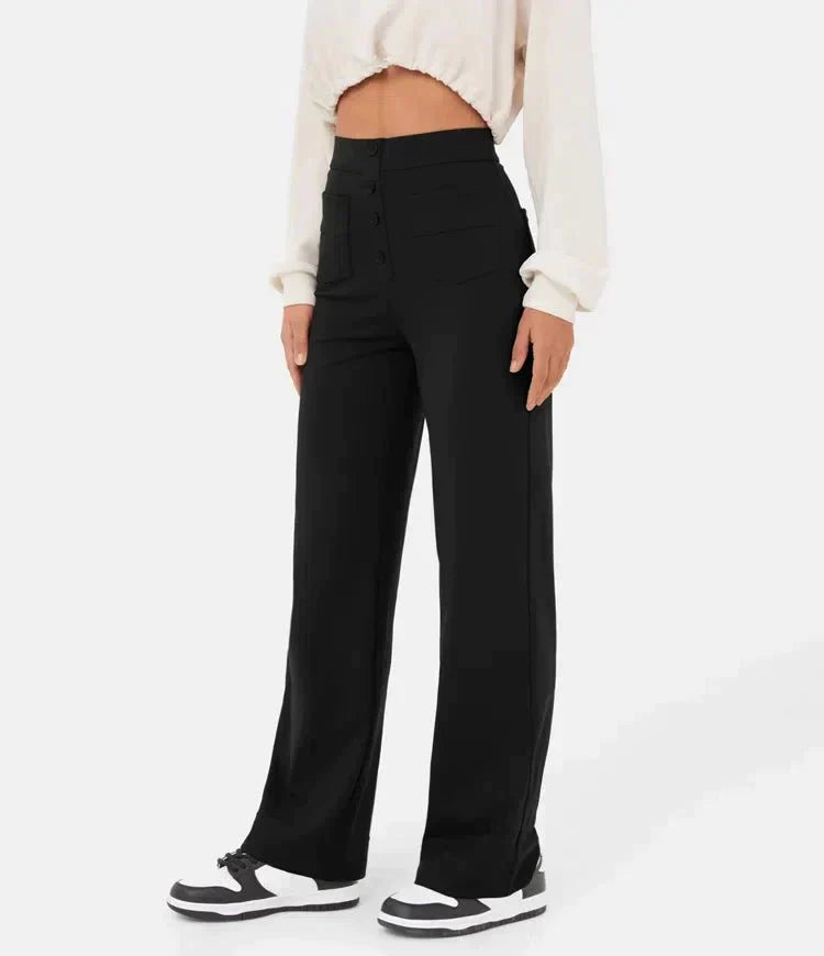 ALINA | Elastic Casual Pants